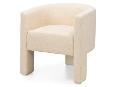 Detail produktu Dizajnové kreslo Lorraine bouclé béžové