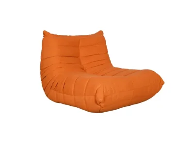 Detail produktu Dizajnové kreslo Nua zamat oranžové