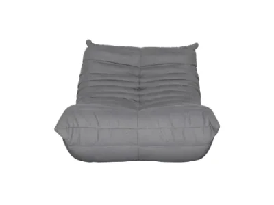 Detail produktu Dizajnové kreslo Nua zamat sivé