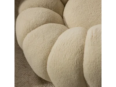 Detail produktu Dizajnové relaxačné kreslo VENEZIA 100 cm bouclé béžové