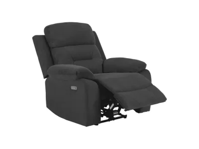 Detail produktu Elektrické polohovacie relaxačné kreslo Vansbro tmavosivé