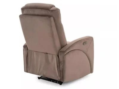 Detail produktu Elektrické polohovacie kreslo KRONOS Velvet cappuccino