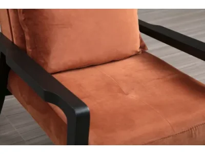 Detail produktu Kreslo Apollo z masívu škoricové/čierne