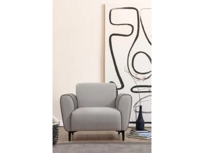 Detail produktu Kreslo Aren ekokoža sivé