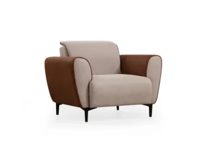 Detail produktu Kreslo Aren ekokoža škoricové/hnedé