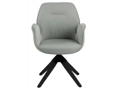 Detail produktu Kreslo Aura svetlo sivá/čierna