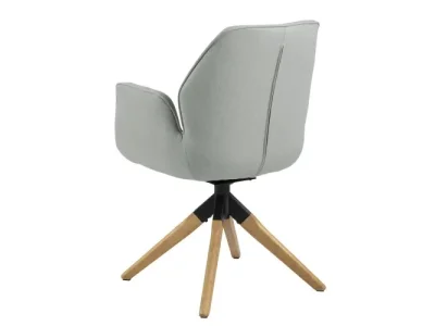 Detail produktu Kreslo Aura svetlo sivá/dub