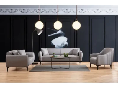 Detail produktu Kreslo Belissimo svetlosivé