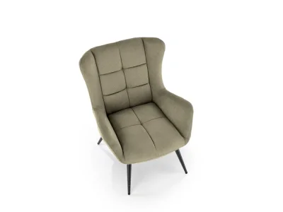 Kreslo Byron olivovozelené
