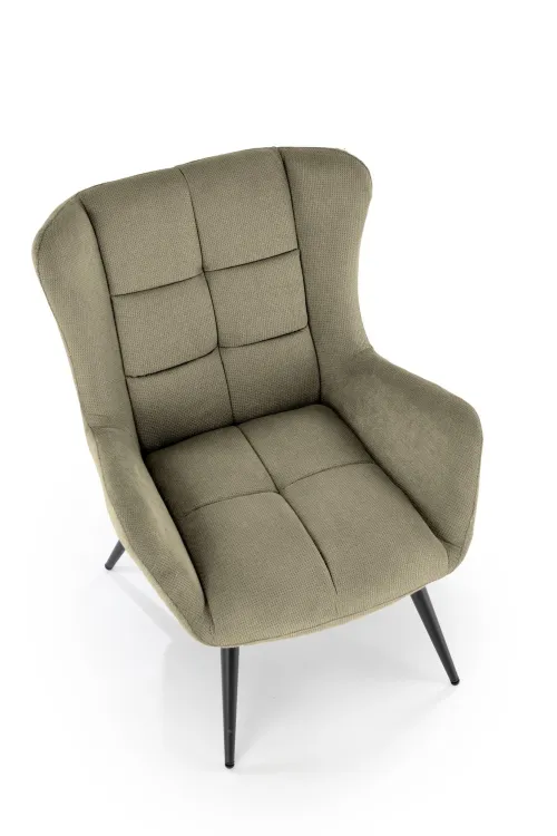 Kreslo Byron olivovozelené