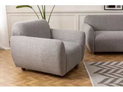 Detail produktu Kreslo Eddy sivé