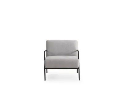 Detail produktu Kreslo Eti sivé/čierne