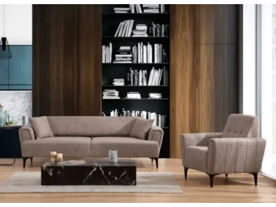 Detail produktu Kreslo Hamlet svetlohnedé