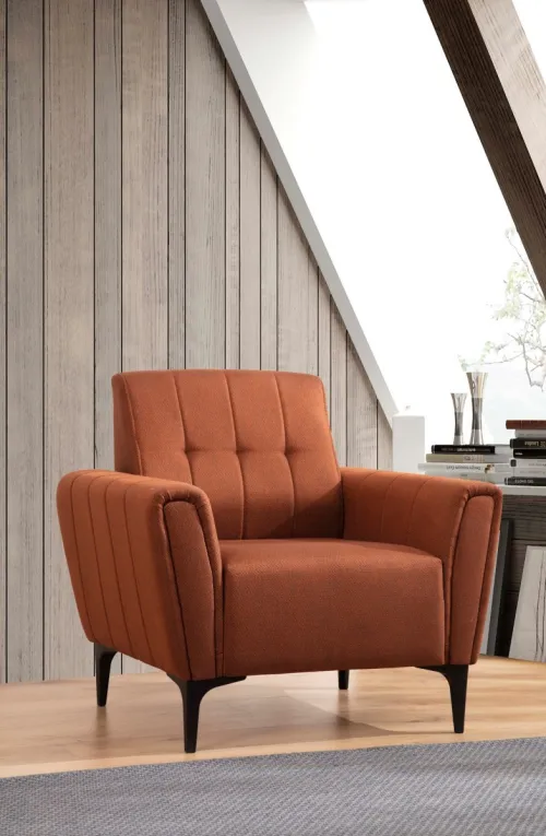 Kreslo Hamlet tehlové