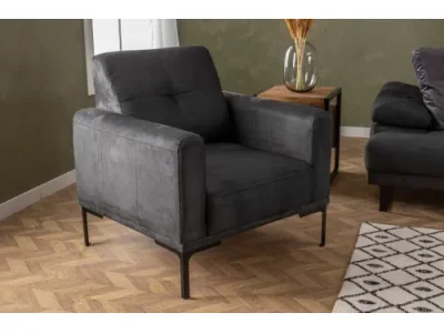 Kreslo Mustang antracitové