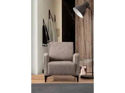 Detail produktu Kreslo Petra hnedé