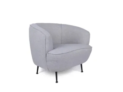 Kreslo Piccoli sivé/čierne