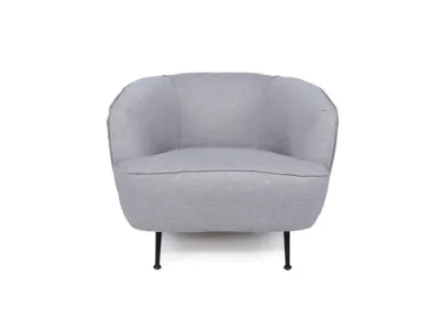 Detail produktu Kreslo Piccoli sivé/čierne