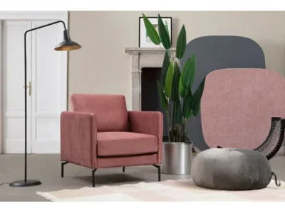 Kreslo Sino ružové