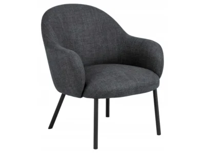 Kreslo Spencer relaxačné tmavé sivé