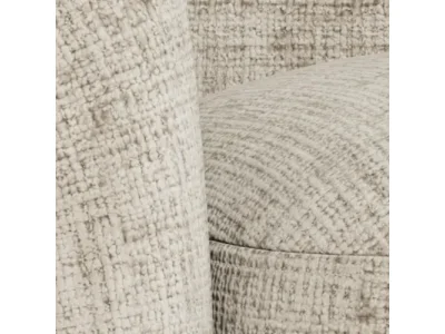 Detail produktu Otočné dizajnové lounge kreslo Lodi béžové