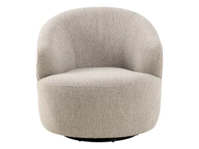 Detail produktu Otočné dizajnové relaxačné kreslo Westport béžové