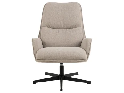 Detail produktu Otočné kreslo Bosley relaxačné béžové/čierne II