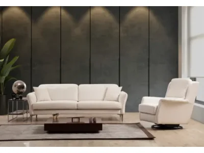 Detail produktu Otočné kreslo Costor biele