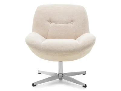 Detail produktu Otočné relaxačné kreslo LUNNO béžové