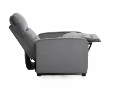 Detail produktu Polohovacie kreslo OTUS Velvet sivé