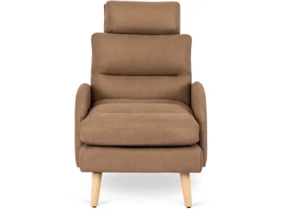 Detail produktu Polohovacie kreslo Henry s podnožkou hnedé