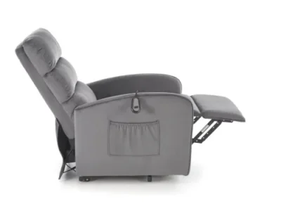 Detail produktu Polohovacie kreslo Maroni popolavo sivé