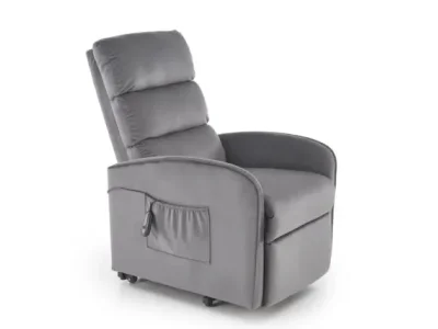 Detail produktu Polohovacie kreslo Maroni popolavo sivé