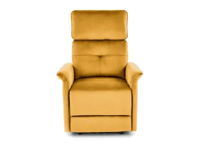 Detail produktu Polohovacie kreslo SEMIR s USB portom horčicové