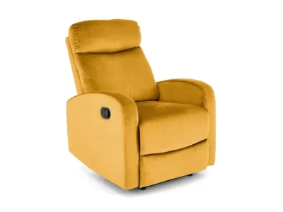 Detail produktu Polohovacie kreslo WONDER s funkciou hojdania horčicové