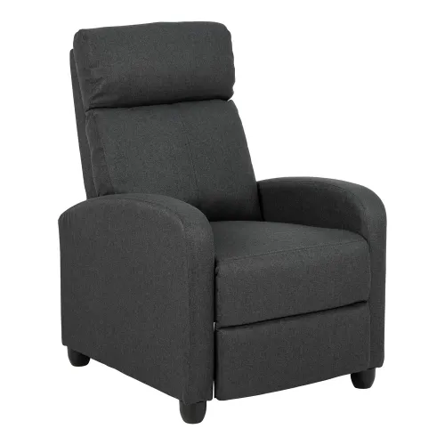 Polohovacie relaxačné kreslo Siom čierne