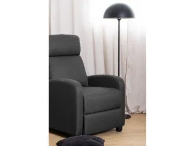 Detail produktu Polohovacie relaxačné kreslo Siom čierne