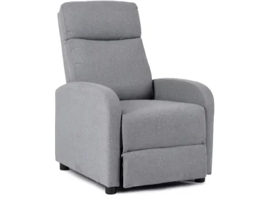 Polohovateľné čalúnené kreslo DANNY sivé