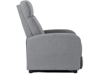 Detail produktu Polohovateľné čalúnené kreslo DANNY sivé