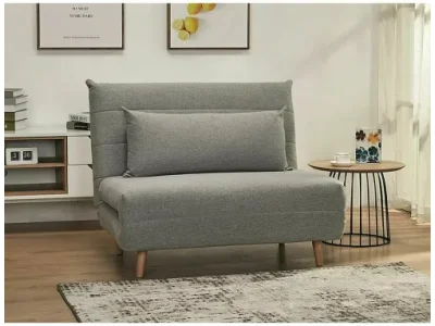 Rozkladacie kreslo Spike sivé