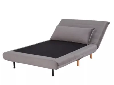 Detail produktu Rozkladacie kreslo SPIKE zamatové sivé