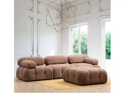 Detail produktu Modul pohovky Bubble bouclé - výber z 8 prevedení