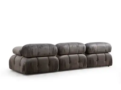Detail produktu Rohová modulárna sedacia súprava Bubble 288 cm s taburetom - výber z 8 prevedení