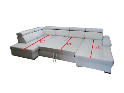 Detail produktu Rohová rozkladacia pohovka s leňoškou Colt II - výber z 9 prevedení