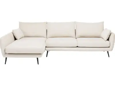 Amalfi rohová sedačka krémová