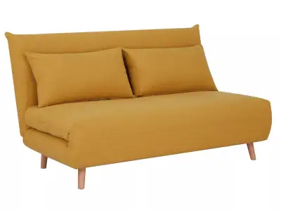 Detail produktu 2-miestná pohovka Spike 147 cm horčicovo žltá