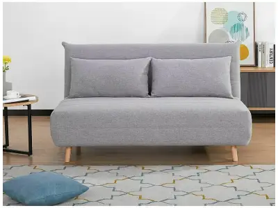 Detail produktu 2-miestna pohovka Spike 147 cm svetlosivá