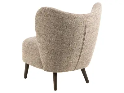 Detail produktu Dizajnové relaxačné kreslo Elmont mocca