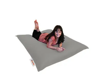 Záhradný sedací vak Cushion 100x100 cm sivý