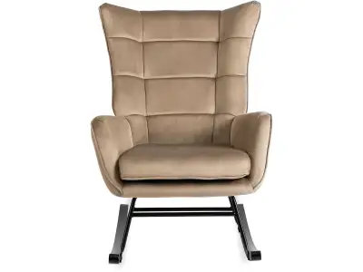 Detail produktu Čalúnené hojdacie kreslo JACKSON béžové